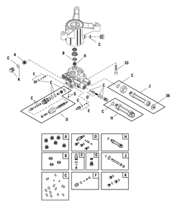 Pump (201112) Diagram and Parts List for 020555-00  Briggs and Stratton Pressure Washer
